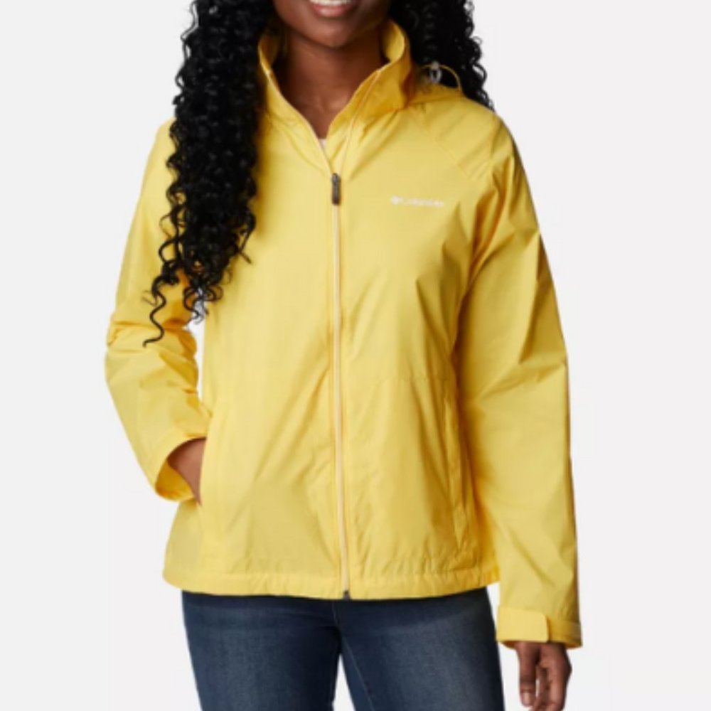 Columbia Switchback III Rain Jacket-Sun Glow-Medium-New without Tags